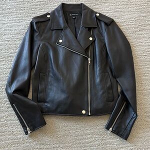 INC ladies faux leather jacket